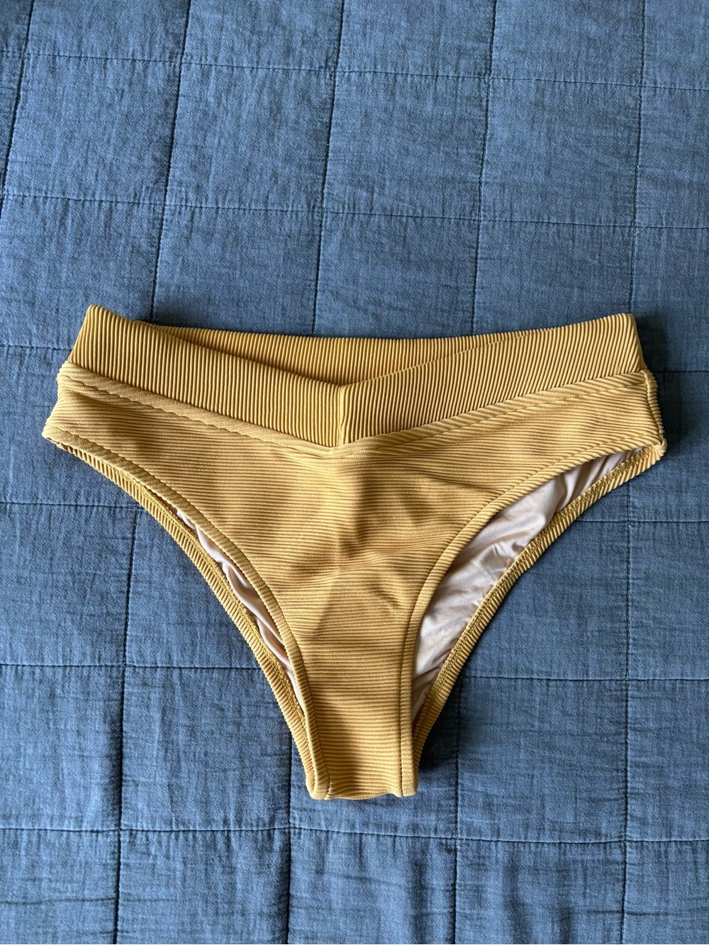 Zulu & Zephyr Ribbed V-Waist Bikini Bottom